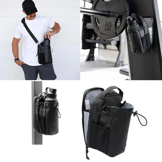 2025 New Magnetic Water Bottle Pouch Bag Gym-specific Water Cup Holder With Strong Magnet