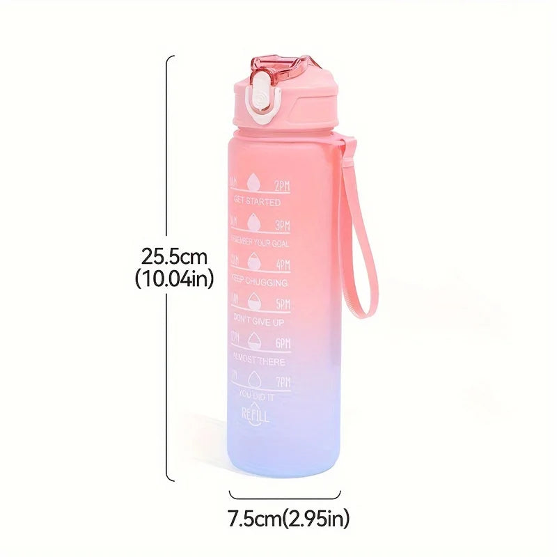 Rainbow Frosted Sports Bottle – 700ml