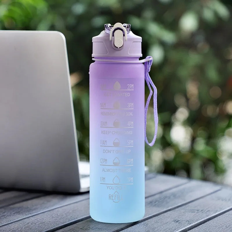 Rainbow Frosted Sports Bottle – 700ml